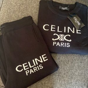 Knitted jogger set small to medium